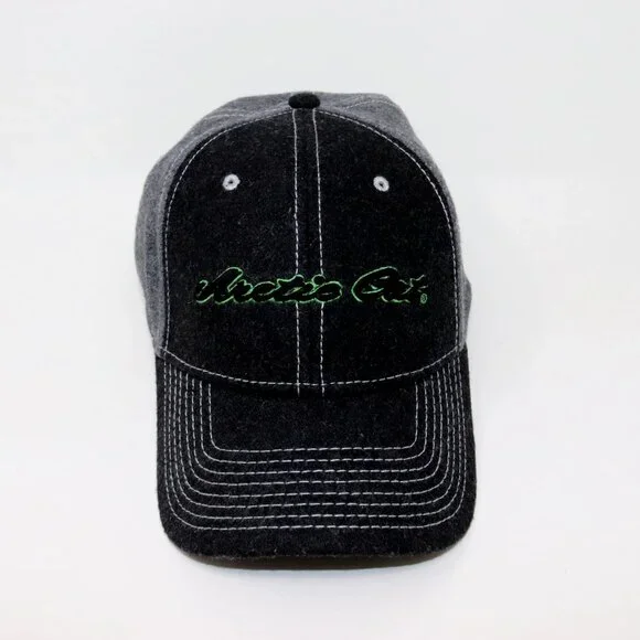 Arctic Cat Wool Hat Men's Baseball Cap Gray & Green - Picture 3 of 10